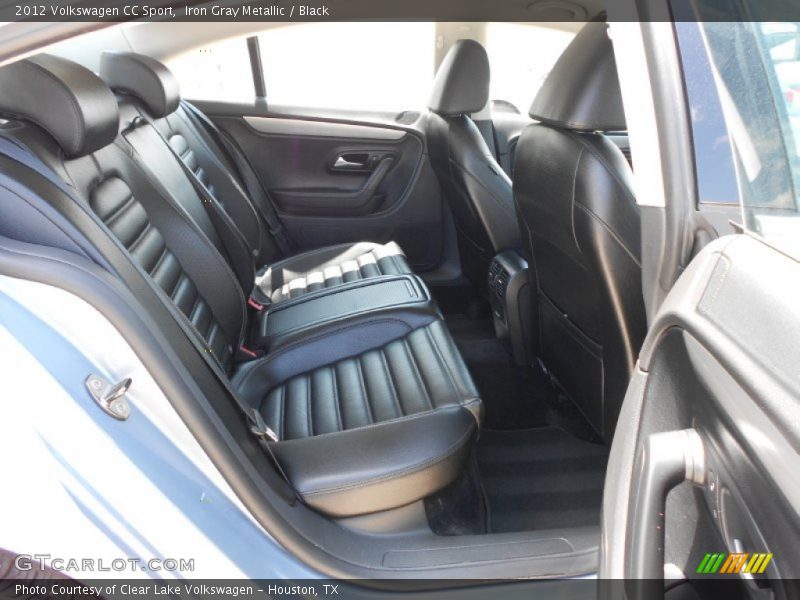 Iron Gray Metallic / Black 2012 Volkswagen CC Sport