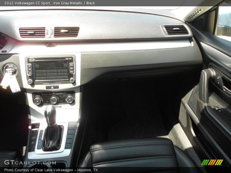 Iron Gray Metallic / Black 2012 Volkswagen CC Sport