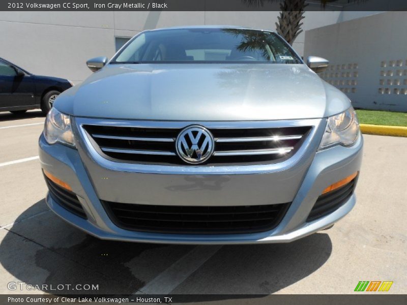 Iron Gray Metallic / Black 2012 Volkswagen CC Sport