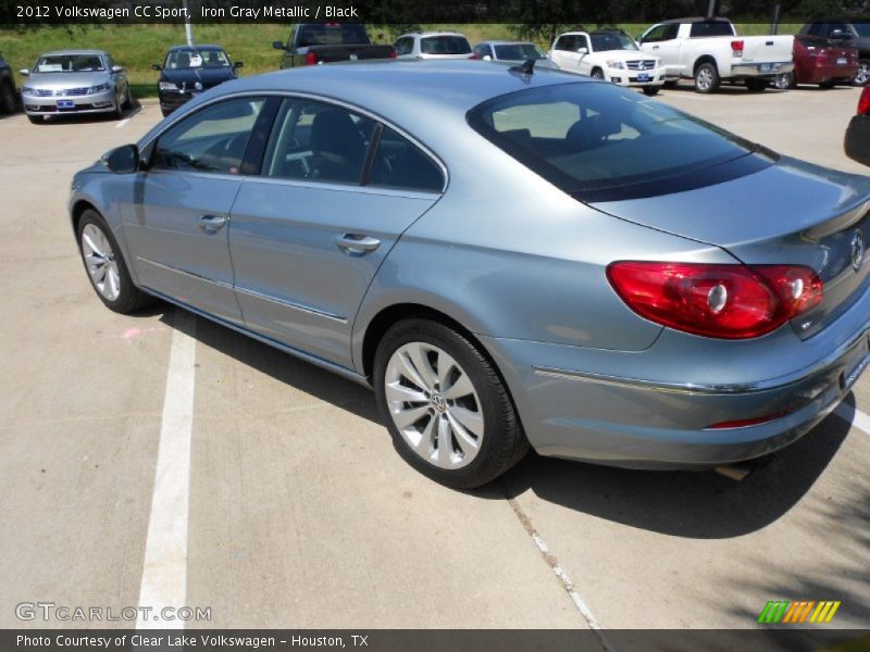 Iron Gray Metallic / Black 2012 Volkswagen CC Sport