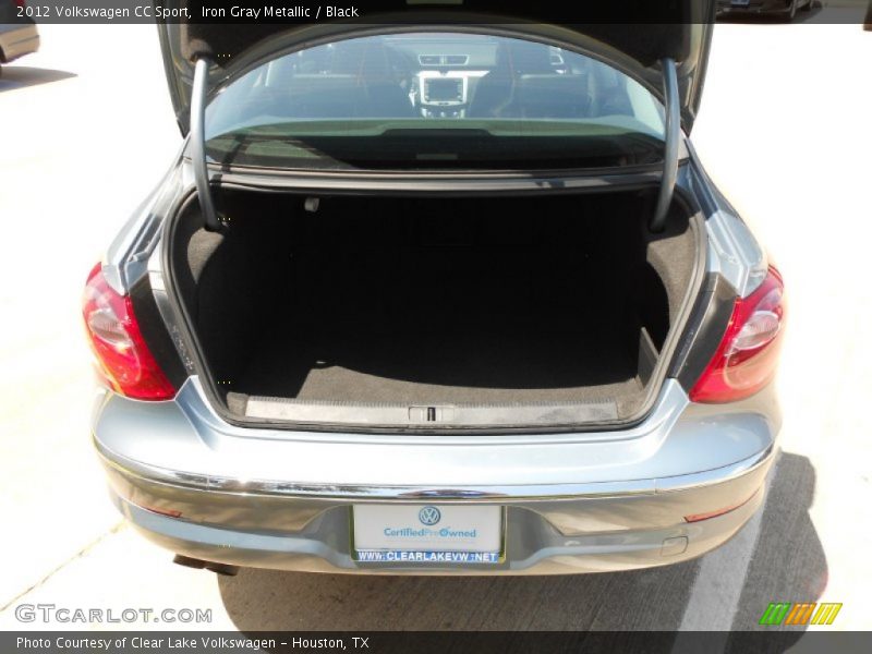 Iron Gray Metallic / Black 2012 Volkswagen CC Sport