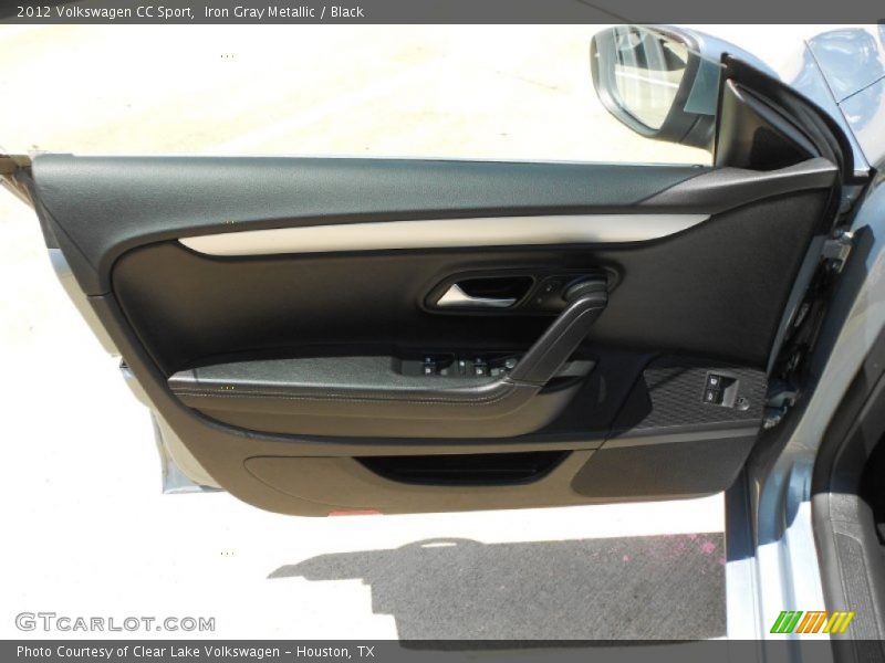 Iron Gray Metallic / Black 2012 Volkswagen CC Sport