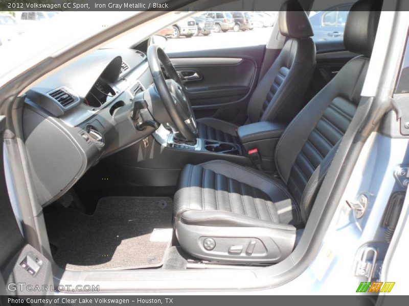 Iron Gray Metallic / Black 2012 Volkswagen CC Sport