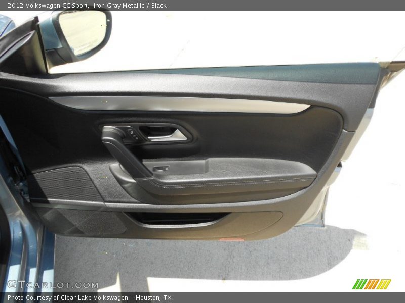 Iron Gray Metallic / Black 2012 Volkswagen CC Sport