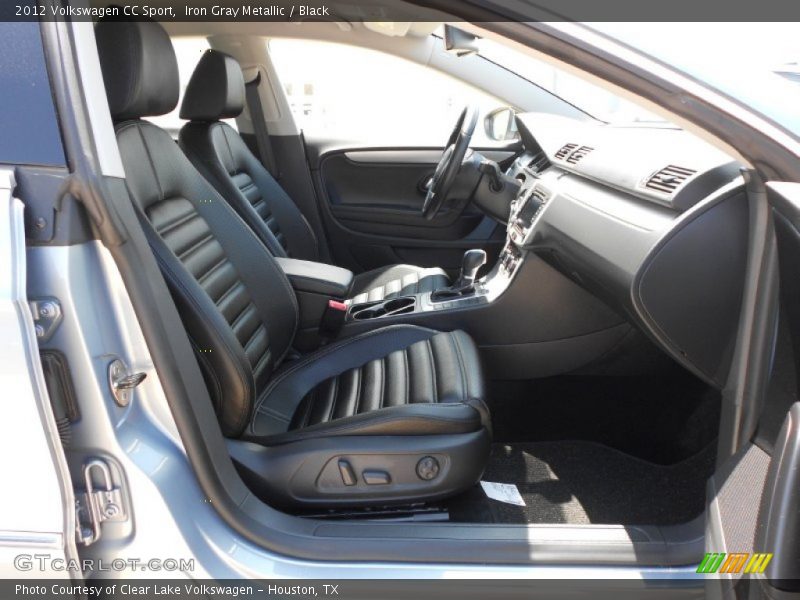 Iron Gray Metallic / Black 2012 Volkswagen CC Sport