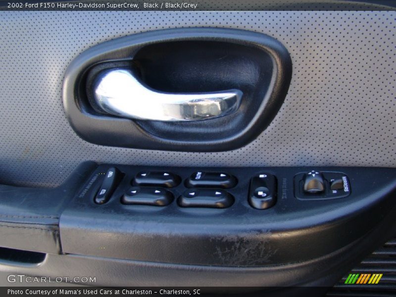 Black / Black/Grey 2002 Ford F150 Harley-Davidson SuperCrew