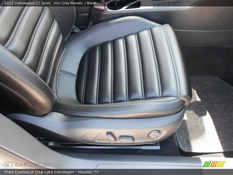 Iron Gray Metallic / Black 2012 Volkswagen CC Sport