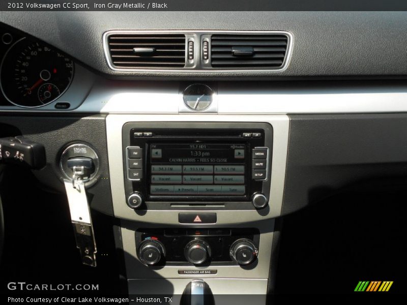 Iron Gray Metallic / Black 2012 Volkswagen CC Sport