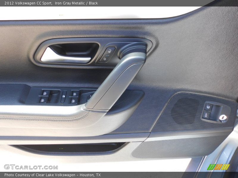Iron Gray Metallic / Black 2012 Volkswagen CC Sport