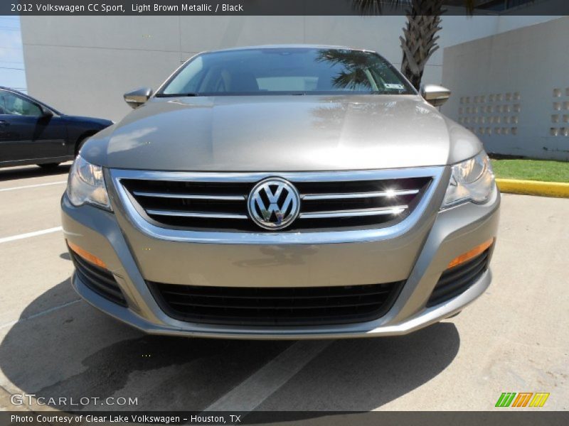 Light Brown Metallic / Black 2012 Volkswagen CC Sport