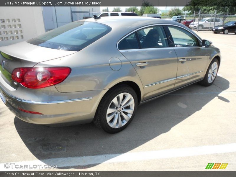 Light Brown Metallic / Black 2012 Volkswagen CC Sport