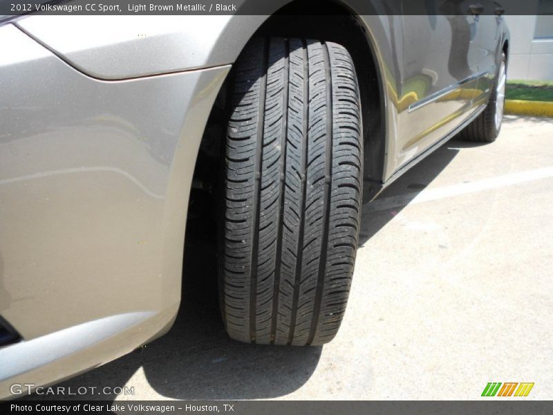 Light Brown Metallic / Black 2012 Volkswagen CC Sport