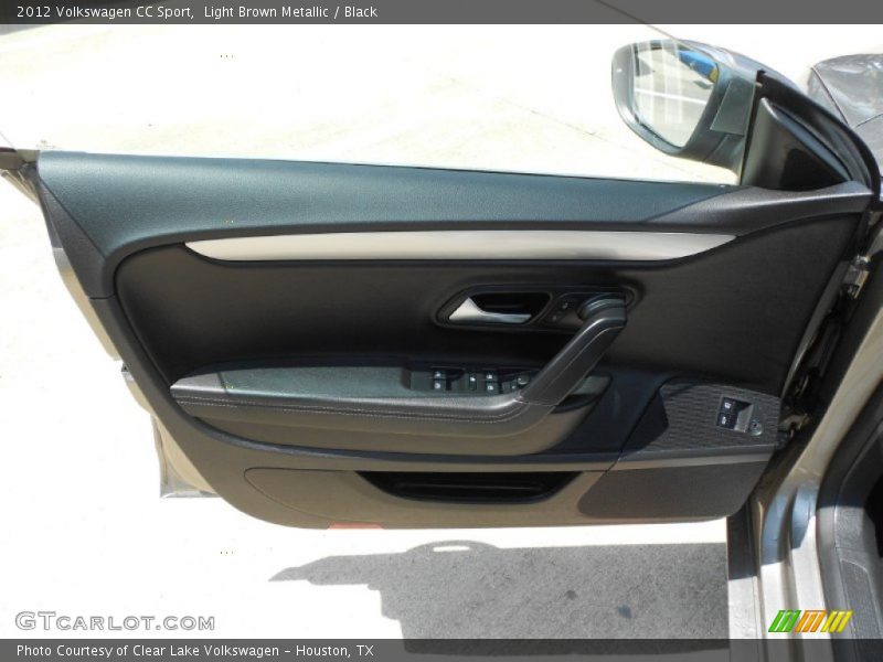 Light Brown Metallic / Black 2012 Volkswagen CC Sport