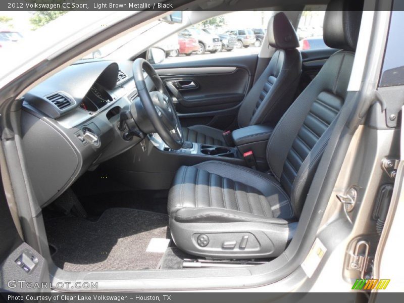 Light Brown Metallic / Black 2012 Volkswagen CC Sport