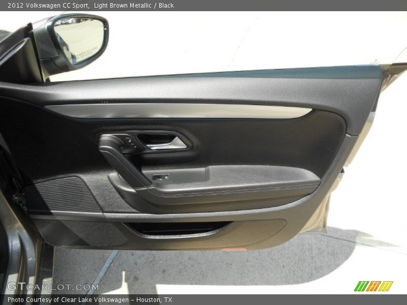 Light Brown Metallic / Black 2012 Volkswagen CC Sport