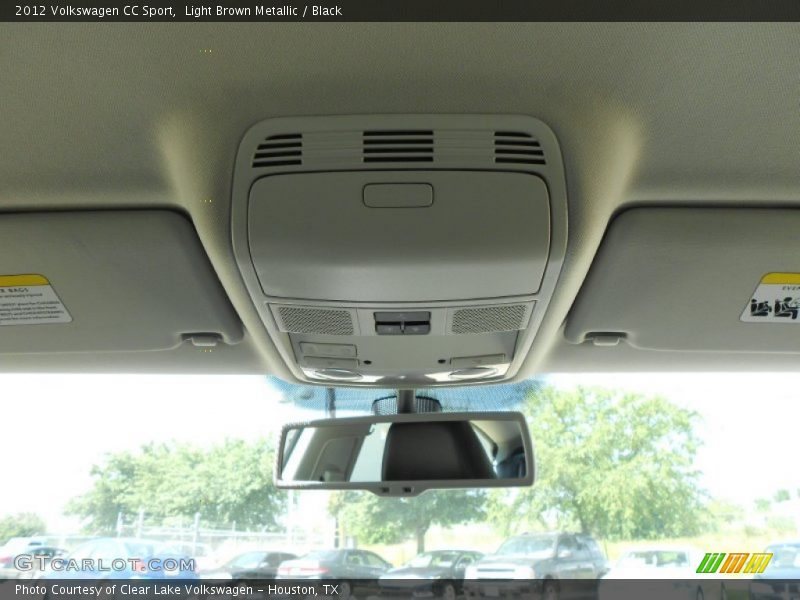 Light Brown Metallic / Black 2012 Volkswagen CC Sport