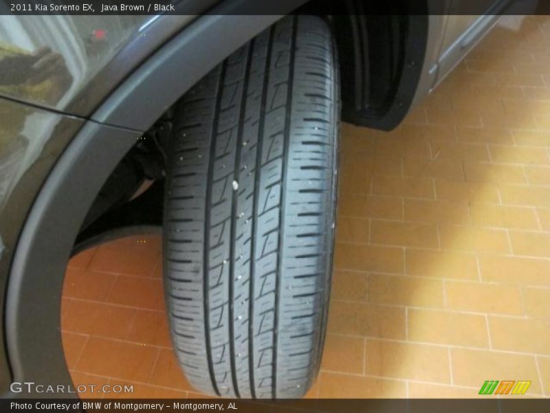 Java Brown / Black 2011 Kia Sorento EX