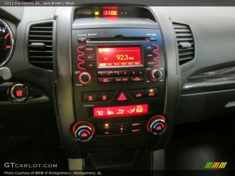 Java Brown / Black 2011 Kia Sorento EX