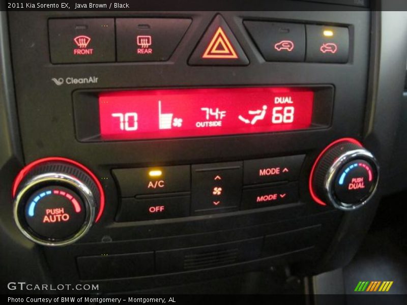 Java Brown / Black 2011 Kia Sorento EX