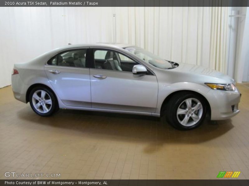 Palladium Metallic / Taupe 2010 Acura TSX Sedan
