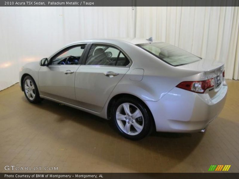 Palladium Metallic / Taupe 2010 Acura TSX Sedan
