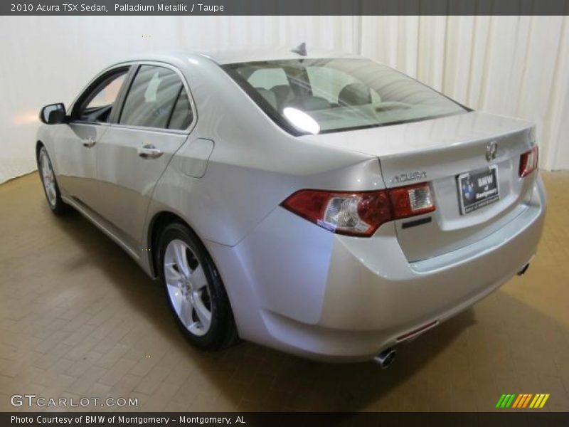 Palladium Metallic / Taupe 2010 Acura TSX Sedan