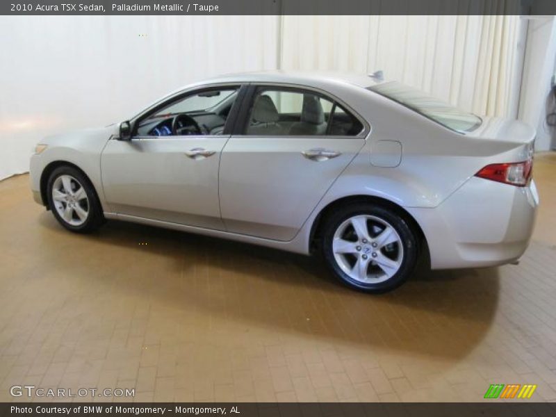 Palladium Metallic / Taupe 2010 Acura TSX Sedan