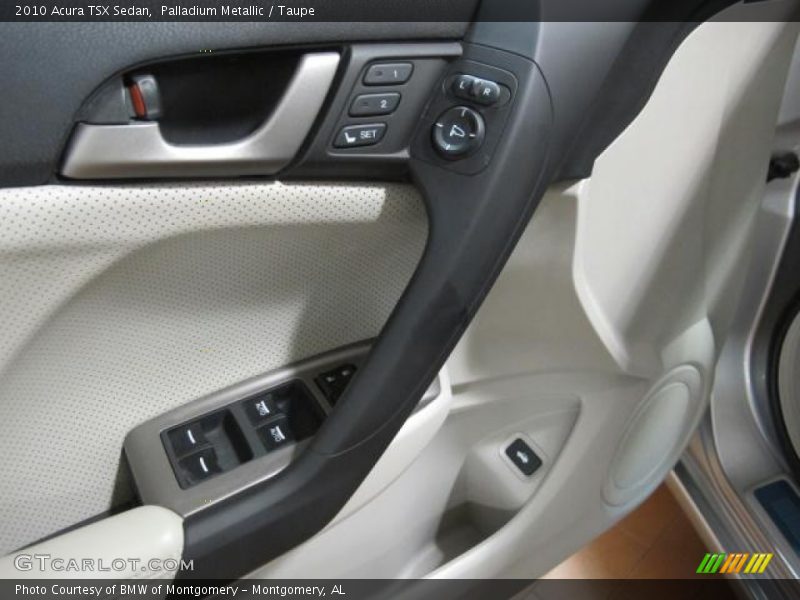 Palladium Metallic / Taupe 2010 Acura TSX Sedan