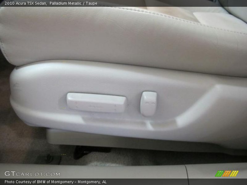 Palladium Metallic / Taupe 2010 Acura TSX Sedan