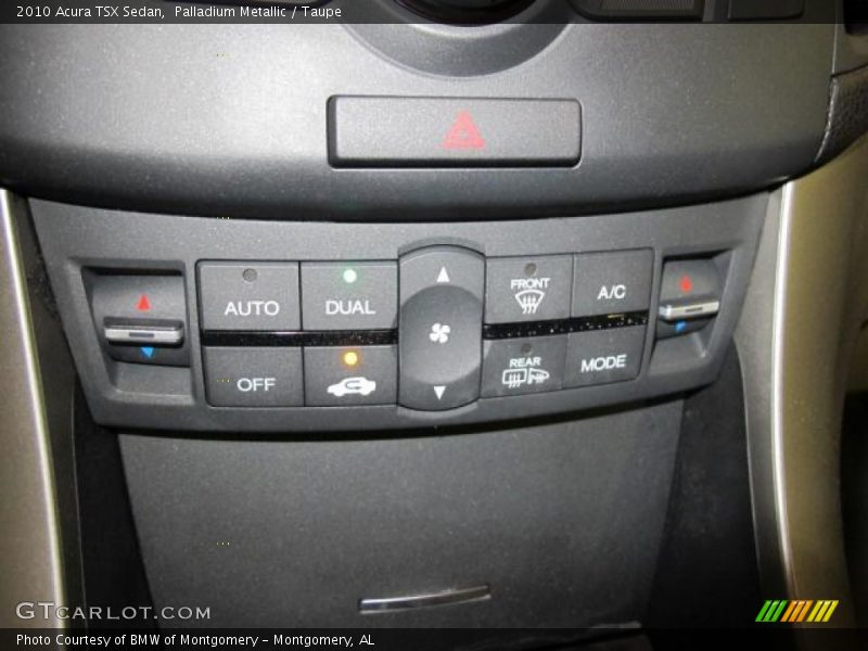 Palladium Metallic / Taupe 2010 Acura TSX Sedan