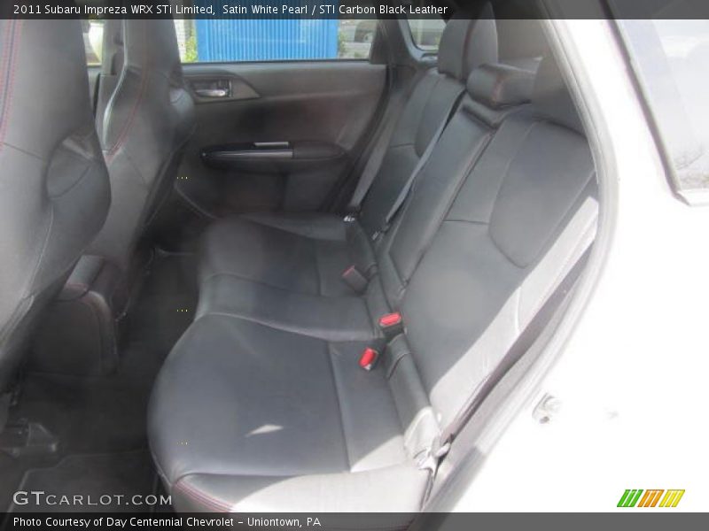 Satin White Pearl / STI Carbon Black Leather 2011 Subaru Impreza WRX STi Limited