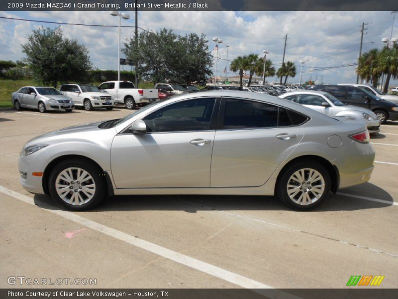 Brilliant Silver Metallic / Black 2009 Mazda MAZDA6 i Grand Touring