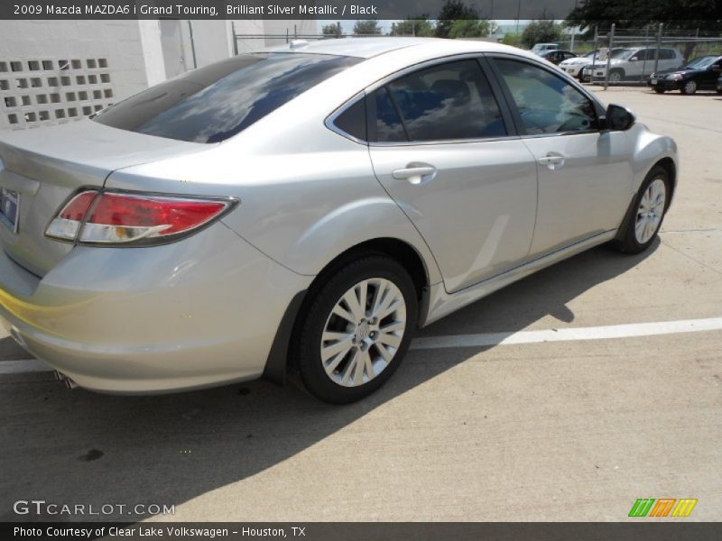 Brilliant Silver Metallic / Black 2009 Mazda MAZDA6 i Grand Touring