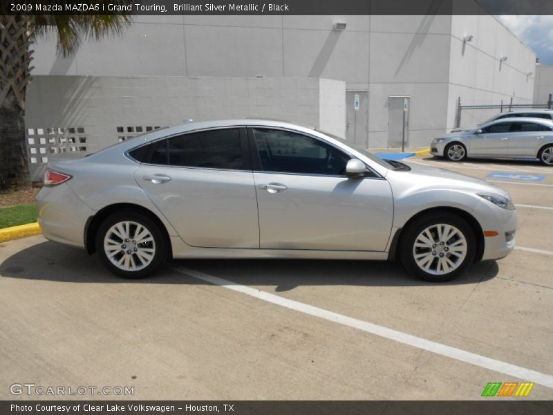 Brilliant Silver Metallic / Black 2009 Mazda MAZDA6 i Grand Touring