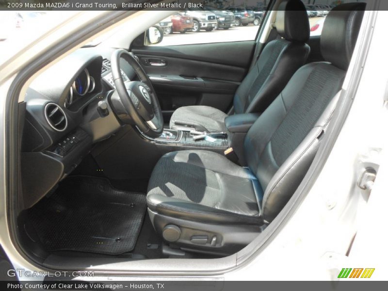 Brilliant Silver Metallic / Black 2009 Mazda MAZDA6 i Grand Touring