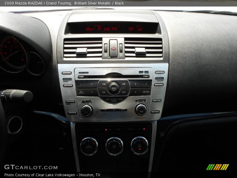 Brilliant Silver Metallic / Black 2009 Mazda MAZDA6 i Grand Touring