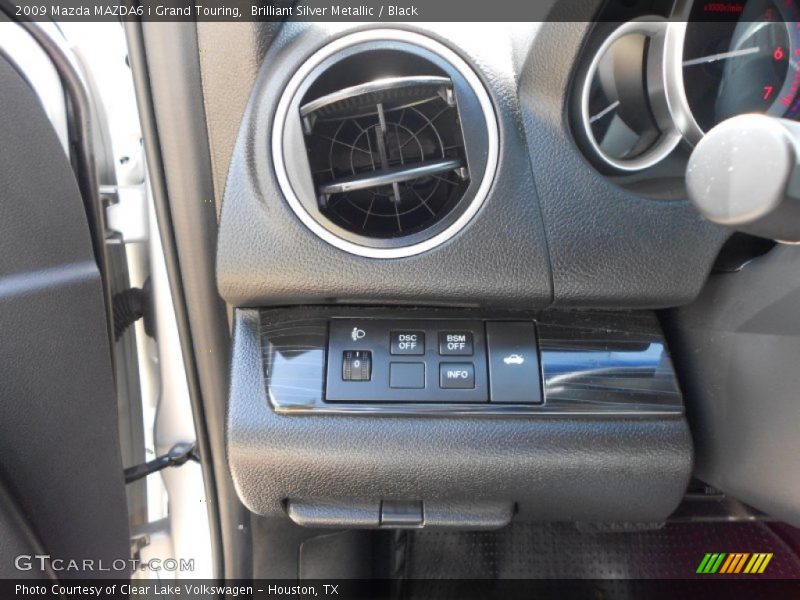 Brilliant Silver Metallic / Black 2009 Mazda MAZDA6 i Grand Touring