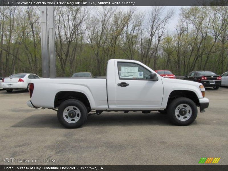  2012 Colorado Work Truck Regular Cab 4x4 Summit White