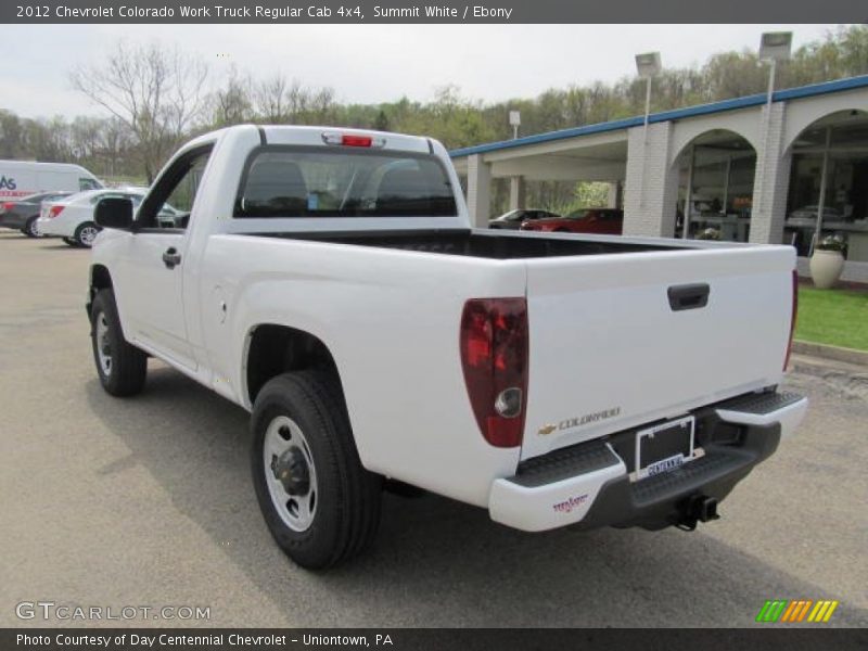 Summit White / Ebony 2012 Chevrolet Colorado Work Truck Regular Cab 4x4