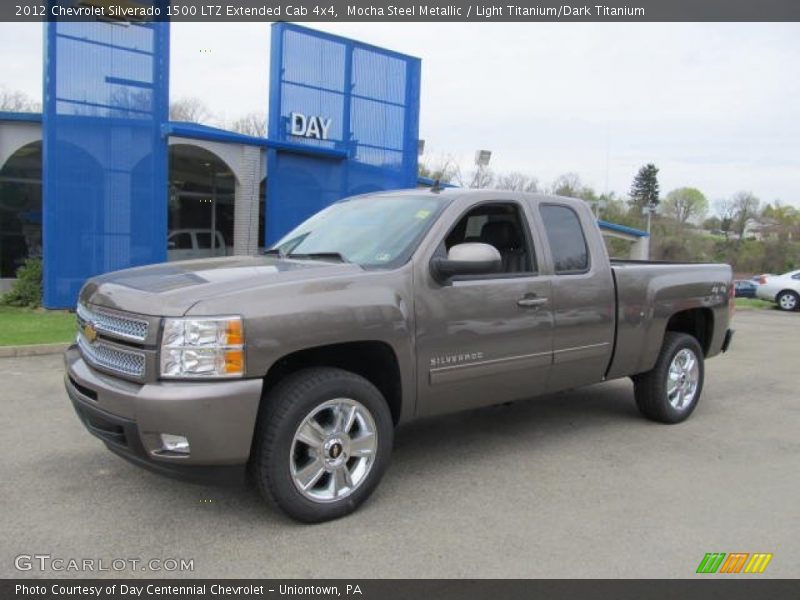 Mocha Steel Metallic / Light Titanium/Dark Titanium 2012 Chevrolet Silverado 1500 LTZ Extended Cab 4x4