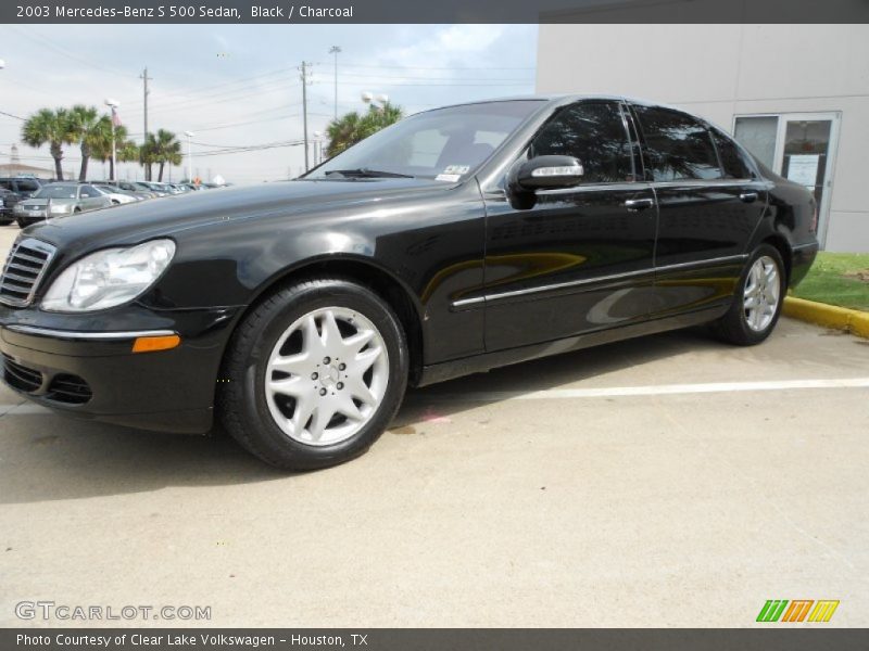 Black / Charcoal 2003 Mercedes-Benz S 500 Sedan