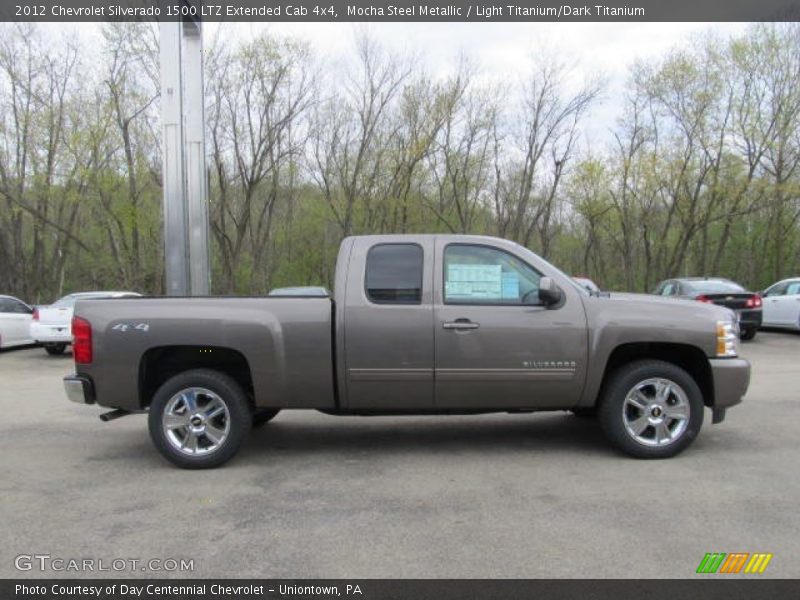 Mocha Steel Metallic / Light Titanium/Dark Titanium 2012 Chevrolet Silverado 1500 LTZ Extended Cab 4x4