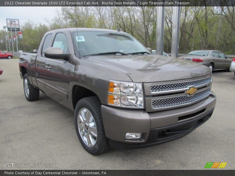 Mocha Steel Metallic / Light Titanium/Dark Titanium 2012 Chevrolet Silverado 1500 LTZ Extended Cab 4x4