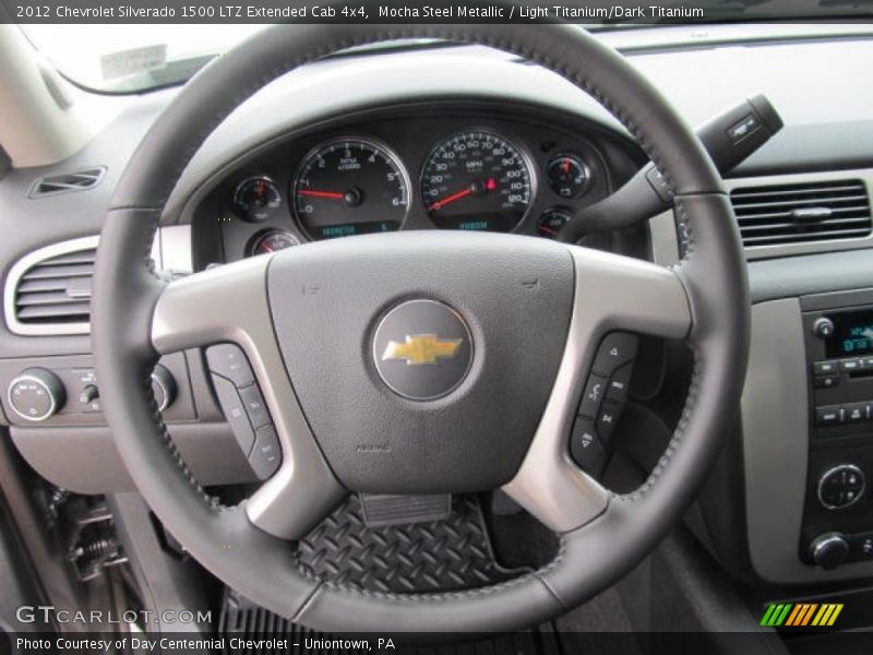 Mocha Steel Metallic / Light Titanium/Dark Titanium 2012 Chevrolet Silverado 1500 LTZ Extended Cab 4x4