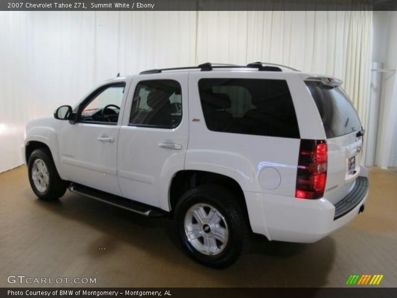 Summit White / Ebony 2007 Chevrolet Tahoe Z71