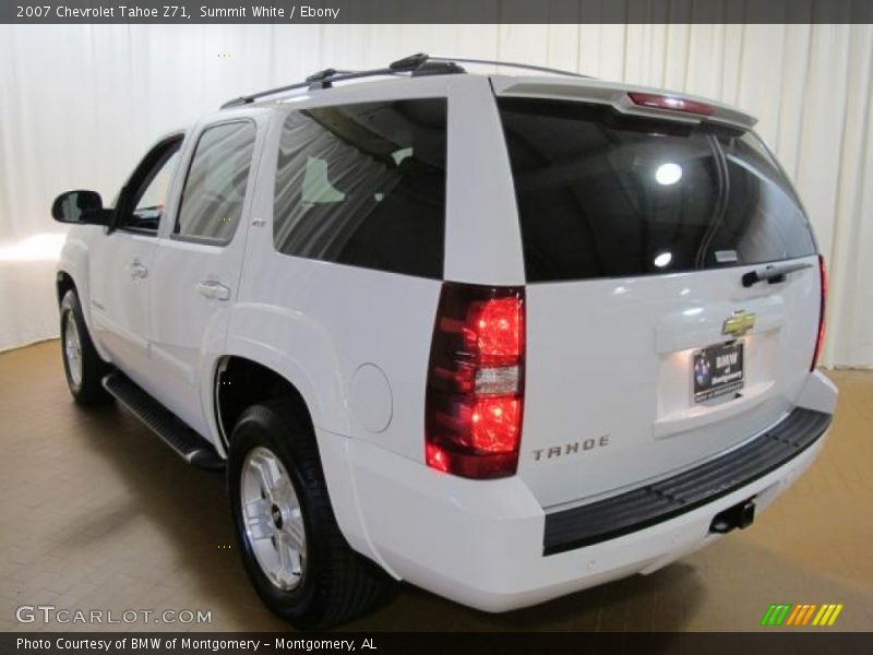 Summit White / Ebony 2007 Chevrolet Tahoe Z71