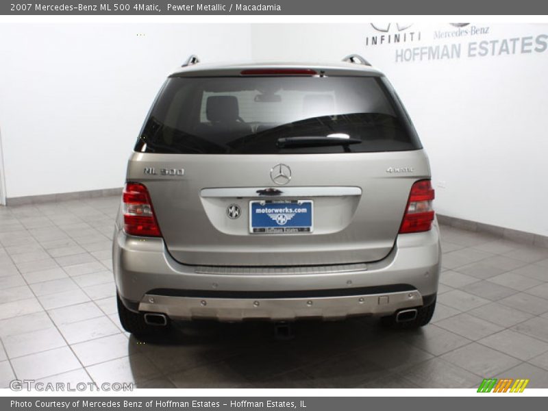 Pewter Metallic / Macadamia 2007 Mercedes-Benz ML 500 4Matic