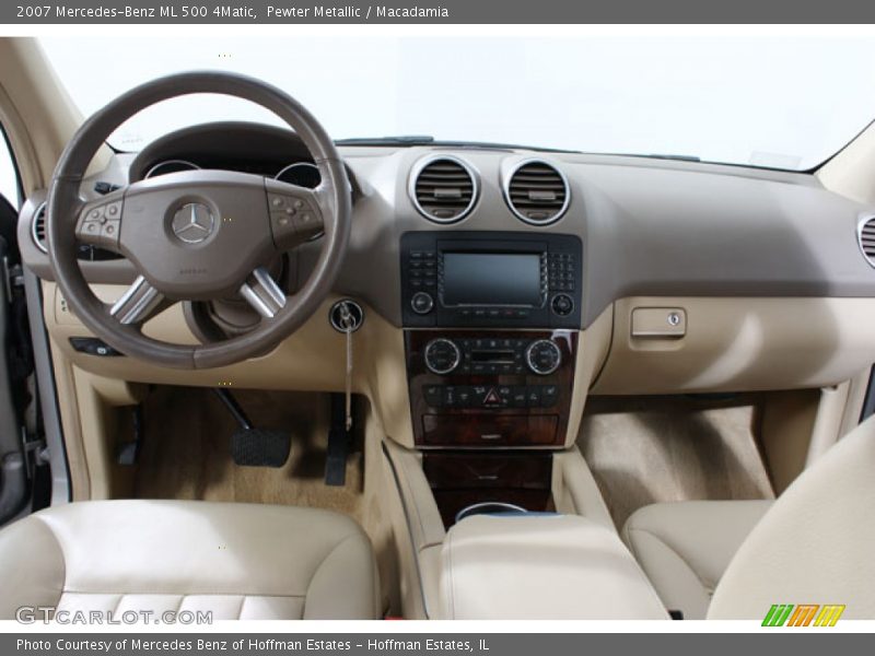 Pewter Metallic / Macadamia 2007 Mercedes-Benz ML 500 4Matic