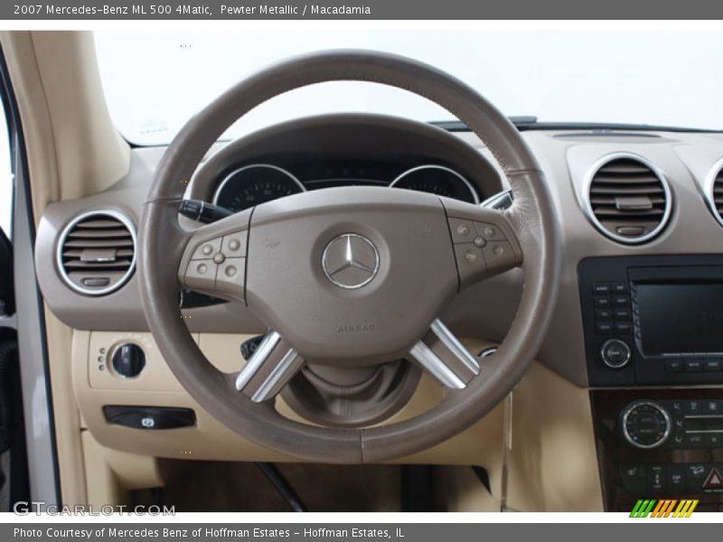 Pewter Metallic / Macadamia 2007 Mercedes-Benz ML 500 4Matic