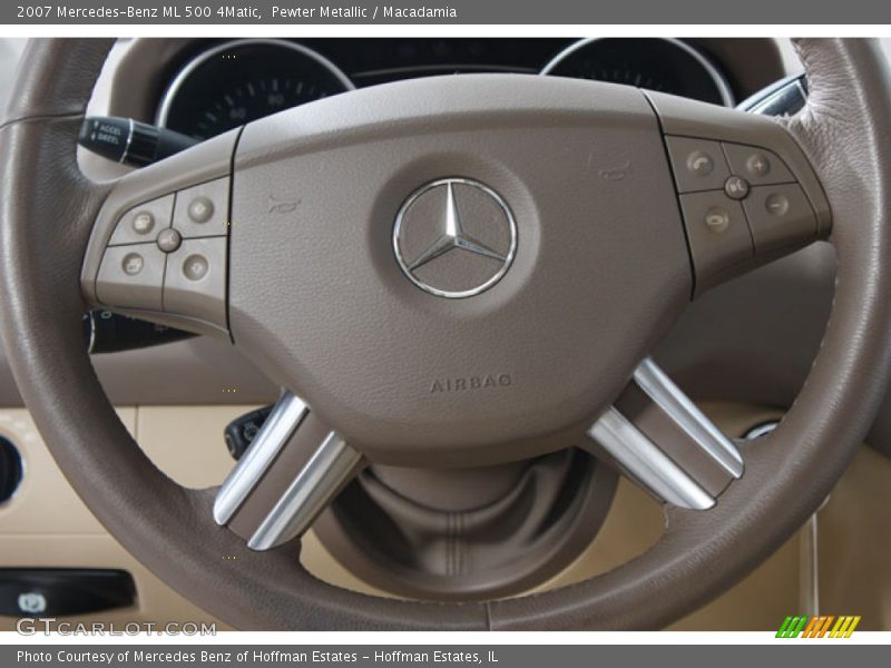 Pewter Metallic / Macadamia 2007 Mercedes-Benz ML 500 4Matic